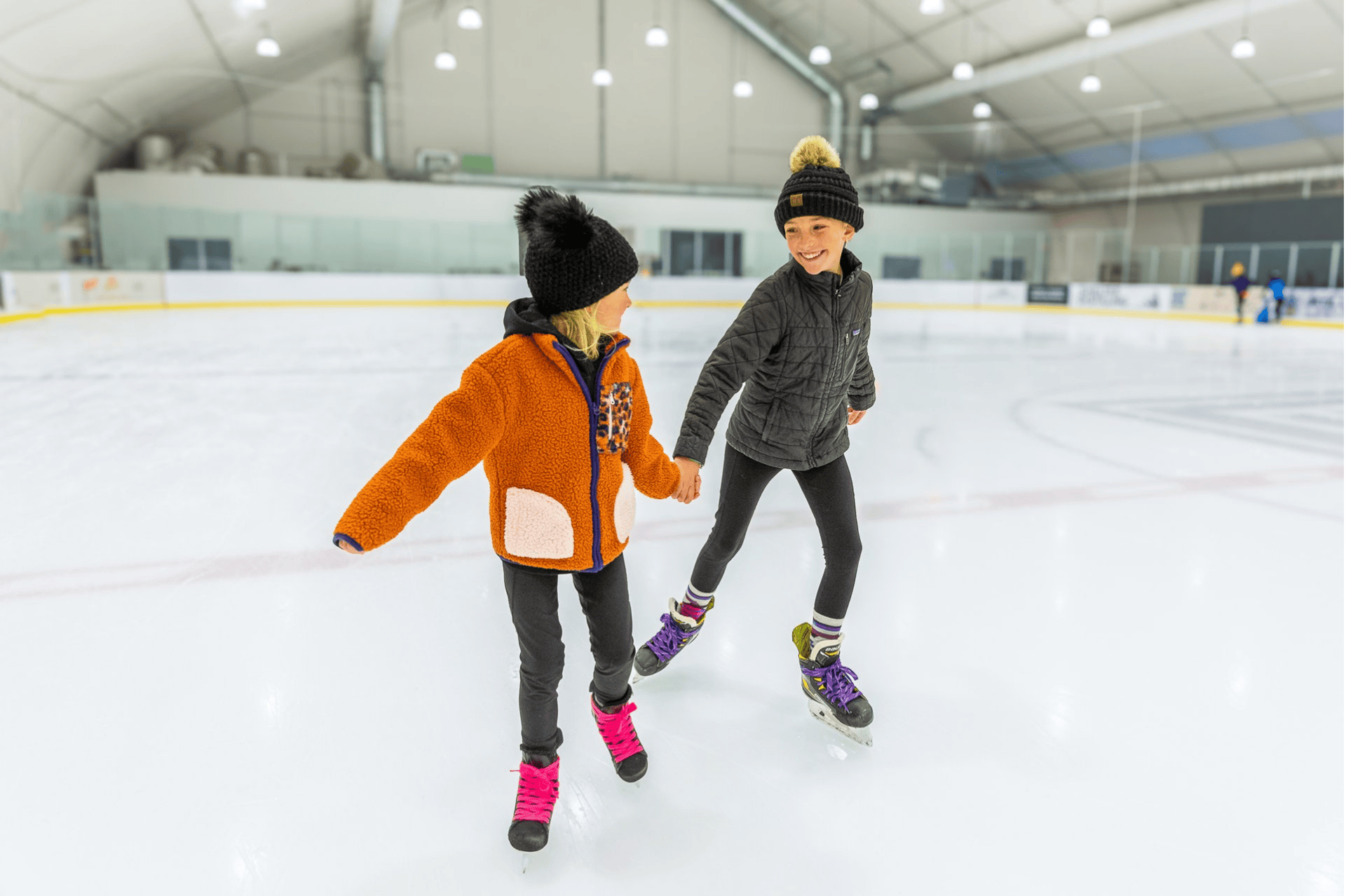 Ice skating in Mammoth Lakes