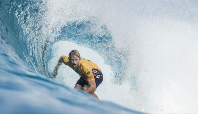 John John Florence surfing