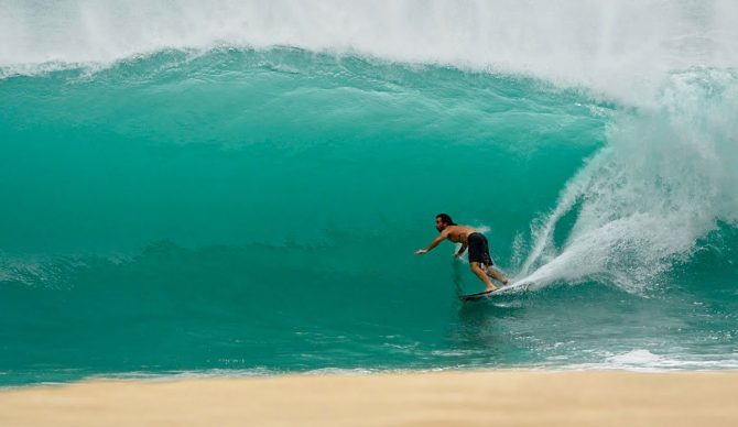 Mason Ho surfing