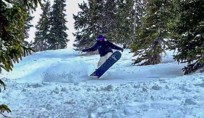 Riding powder on the GNU Barrett