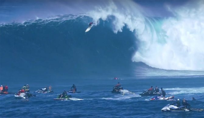 Jacob Turner surfing jaws